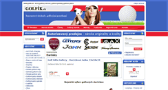 Desktop Screenshot of golfik.sk